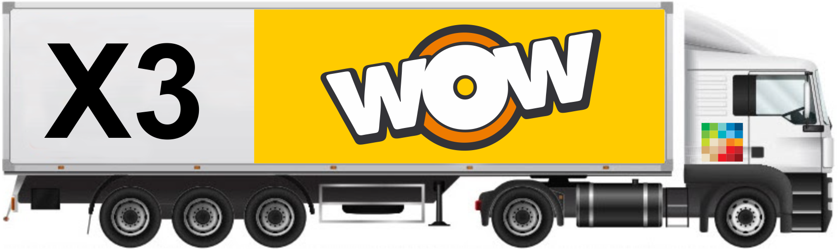 X3 WOW lorry